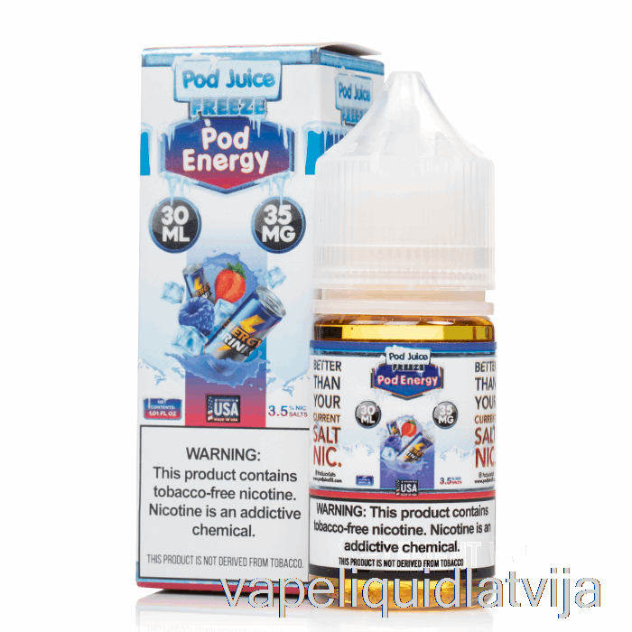 Freeze Pod Energy - Pāksts Sula - 30ml 55mg Vape šķidrums